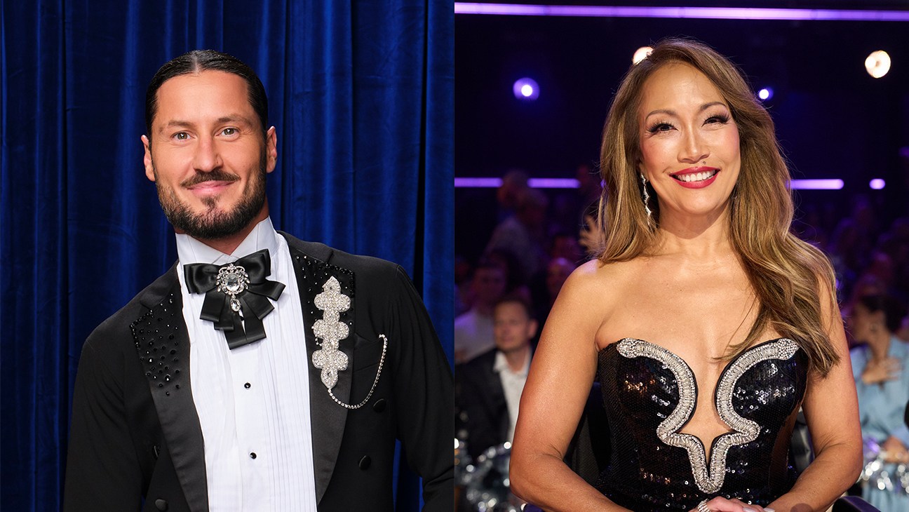 Val Chmerkovskiy and Carrie Ann Inaba.