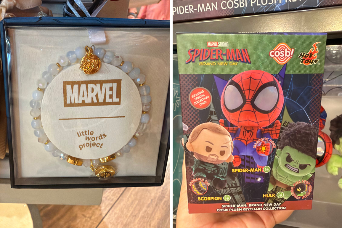 Marvel Little Words Project Bracelet and Spider-Man Mystery Box Debut at Walt Disney World