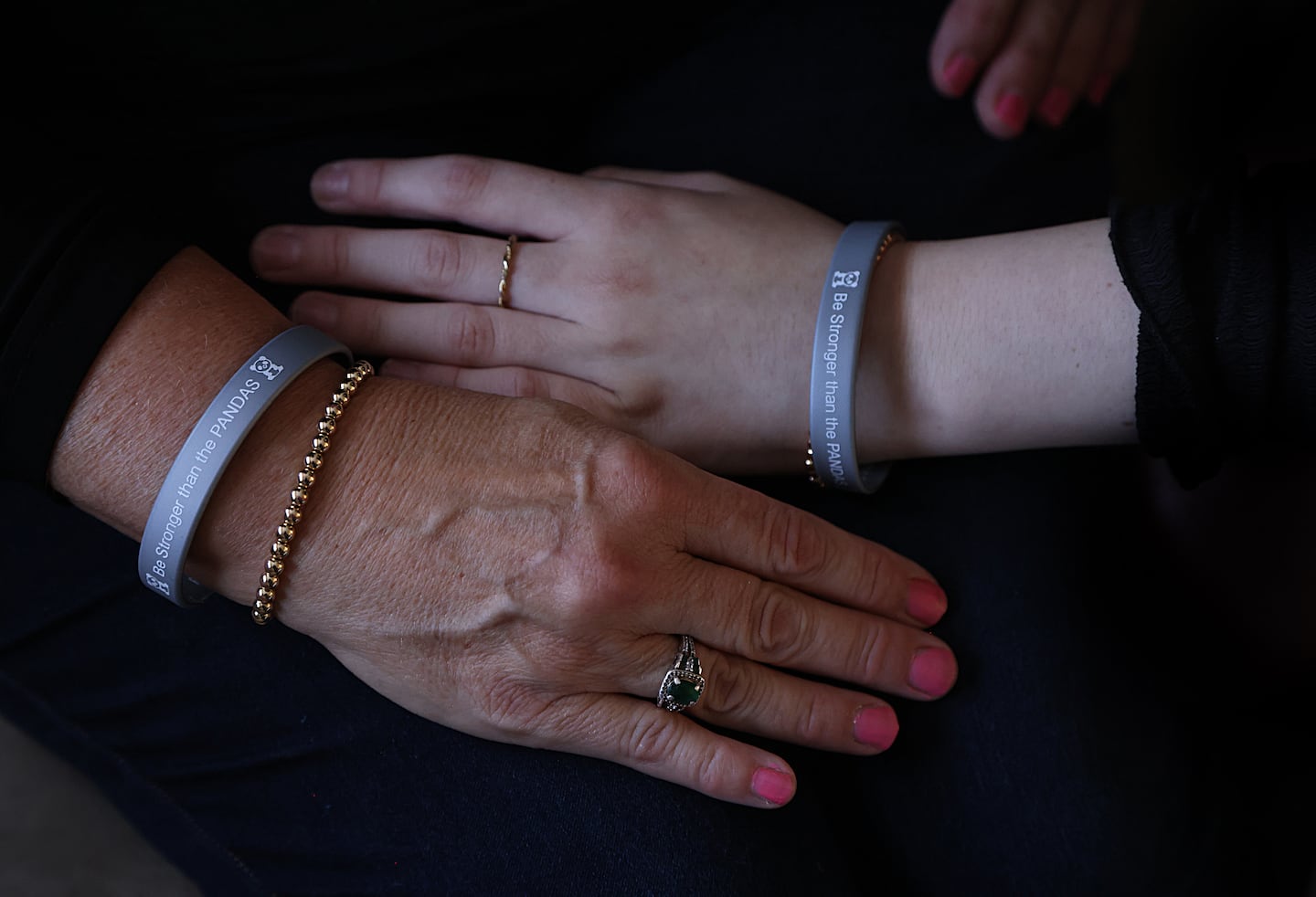 Kristin Ferrone and her daughter Justine wore PANDAS bracelets. Mass. General is closing its PANS/PANDAS treatment program at the end of the year.