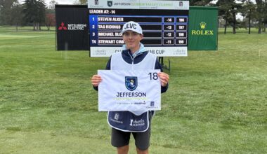 Former area player caddies for winner of Jefferson Lehigh Valley Classic