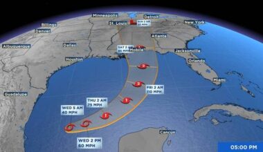 Tropical Storm Isaias forms in the Gulf; forecast to strengthen to a hurricane by Thursday as it heads toward US coast
