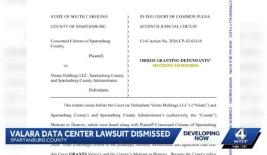 Judge dismisses lawsuit challenging data center in Spartanburg County