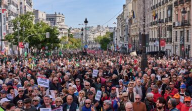 About 25,000 rally in Madrid in support of Spain’s state pension scheme | Protests News