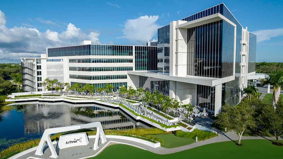 Aerial view of Arthrex Naples campus