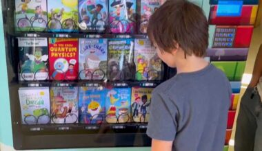New book vending machine introduced for students in Rutland