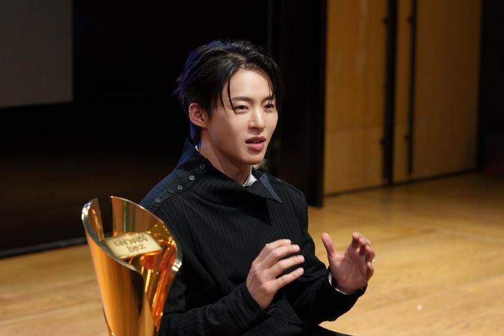 Choreographer Back Koo-young speaks during an interview at CJ ENM Center in Mapo District, Seoul, Tuesday. Courtesy of Mnet