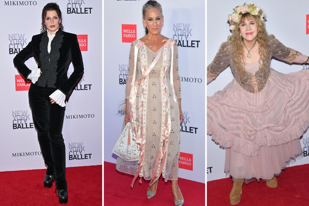 New York City Ballet 2026 Fall Fashion Gala red carpet: Sarah Jessica Parker, Stevie Nicks, more