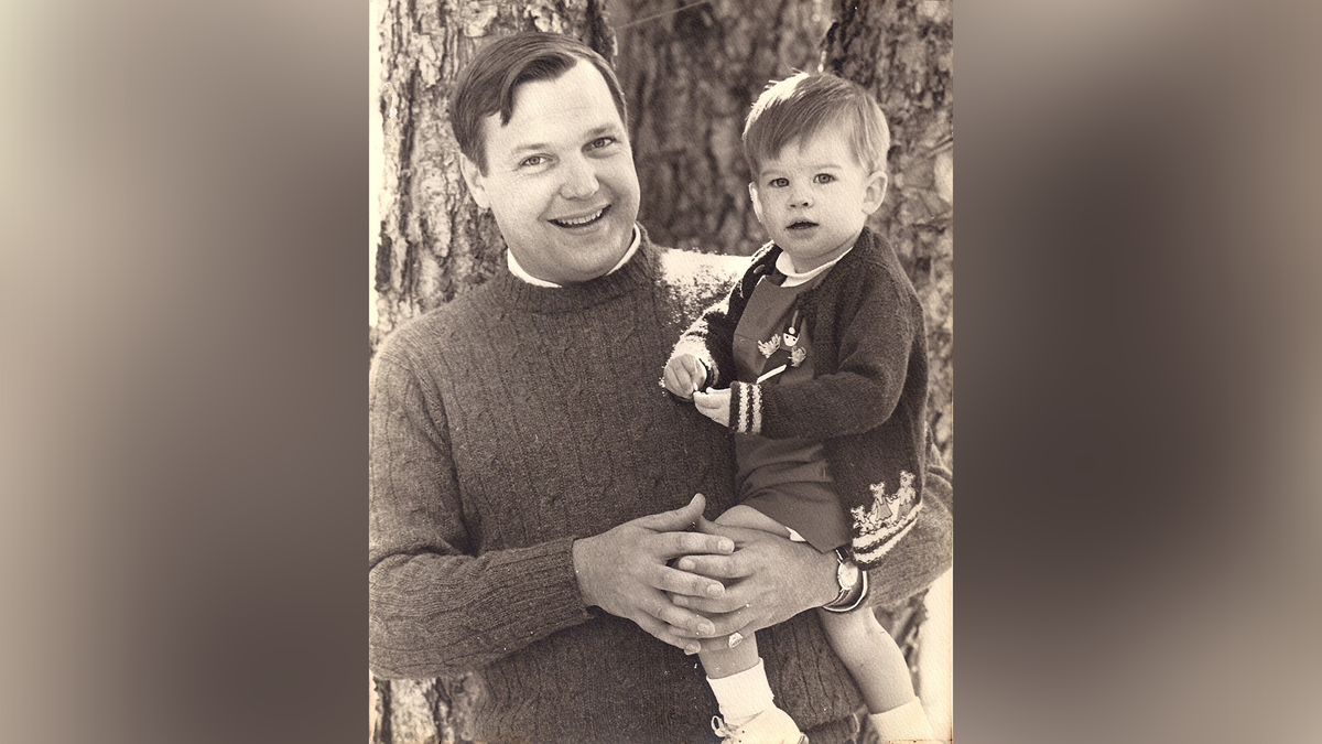 Michael Goessling with his adoptive father, Paul Goessling.