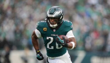Eagles RB Saquon Barkley (hamstring) logs full practice, questionable to play Monday vs. Cowboys | Latest NFL News, Analysis & Updates
