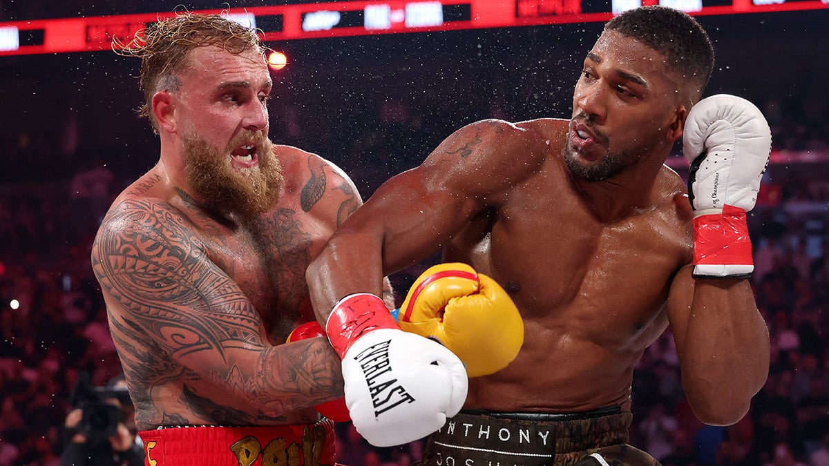 Anthony Joshua goes head-to-head with Jake Paul