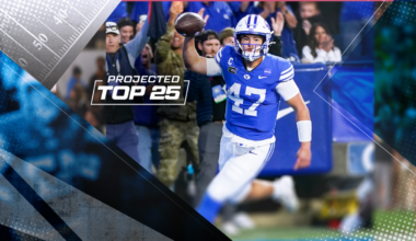 Tomorrow's Top 25 Today projects college football rankings after Week 7