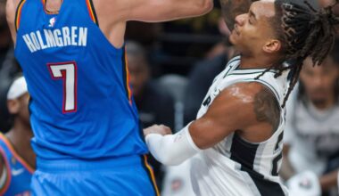 Gilgeous-Alexander, Thunder roll past Spurs 116-104 in first matchup since conference finals defeat :: WRAL.com