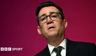 A head and shoulders photo of Prime Minister Andy Burnham