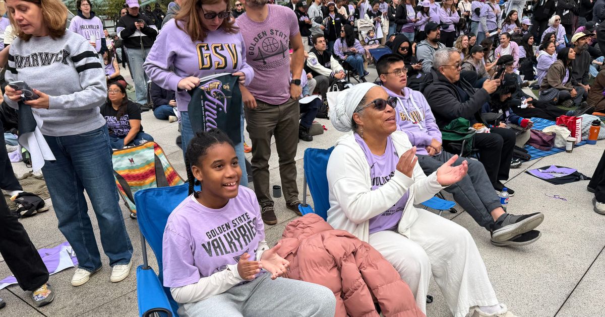 Young girls skip school with their parents to attend Valkyries' early WNBA Finals watch party :: WRAL.com