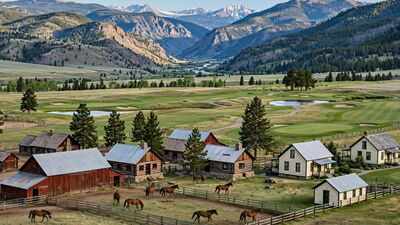 Charles Schwab invested an estimated $30 million in a 2,600-acre Montana horse ranch once owned by copper tycoon Marcus Daly to build a private golf club