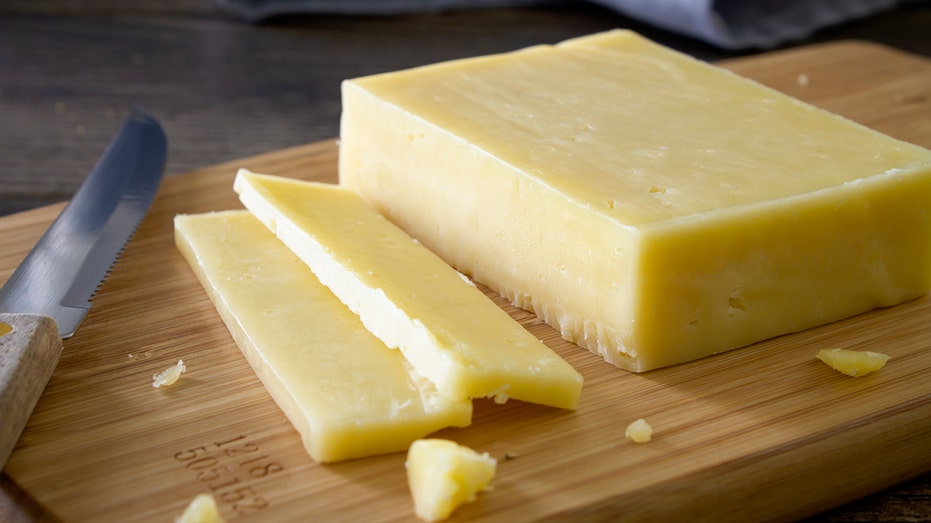 Cheddar Cheese Close-up