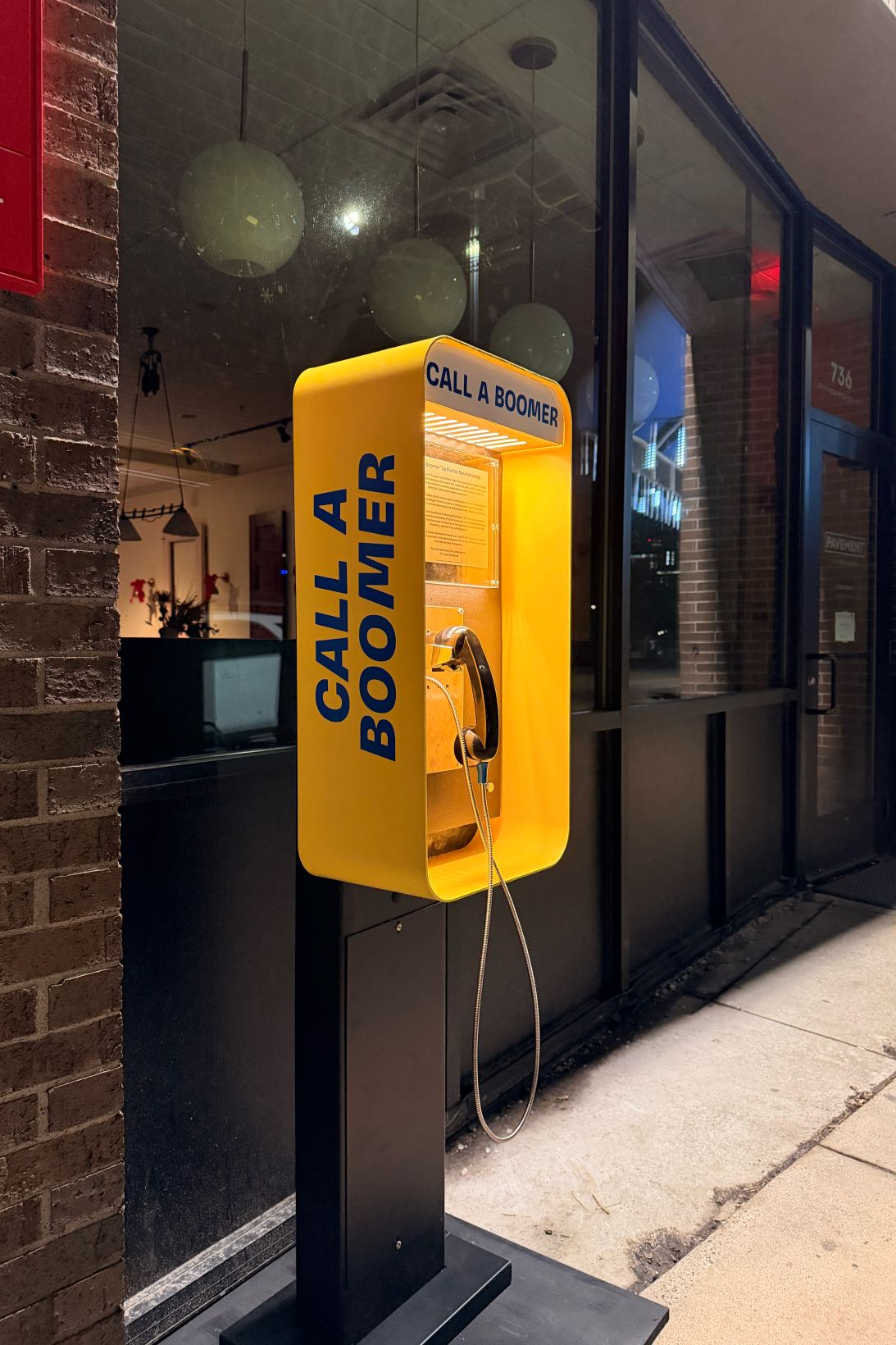 This free payphone on the campus of Boston University connects 