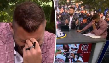 Tim Tebow, SEC Network crew lose it as Chase Daniel keeps making 'Cocktober' reference