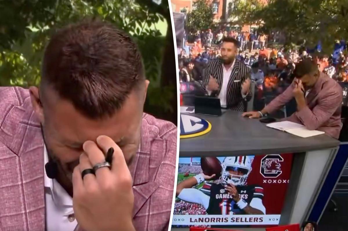 Tim Tebow, SEC Network crew lose it as Chase Daniel keeps making 'Cocktober' reference
