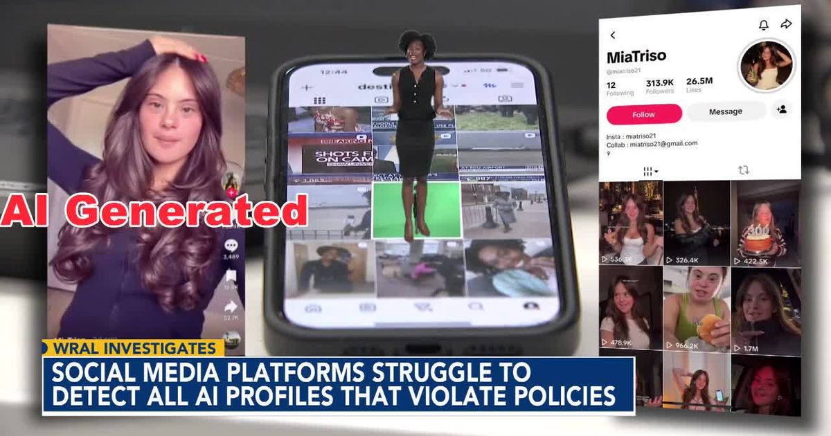 The 'influencer who doesn’t exist': Social media platforms struggle to detect AI profiles :: WRAL.com