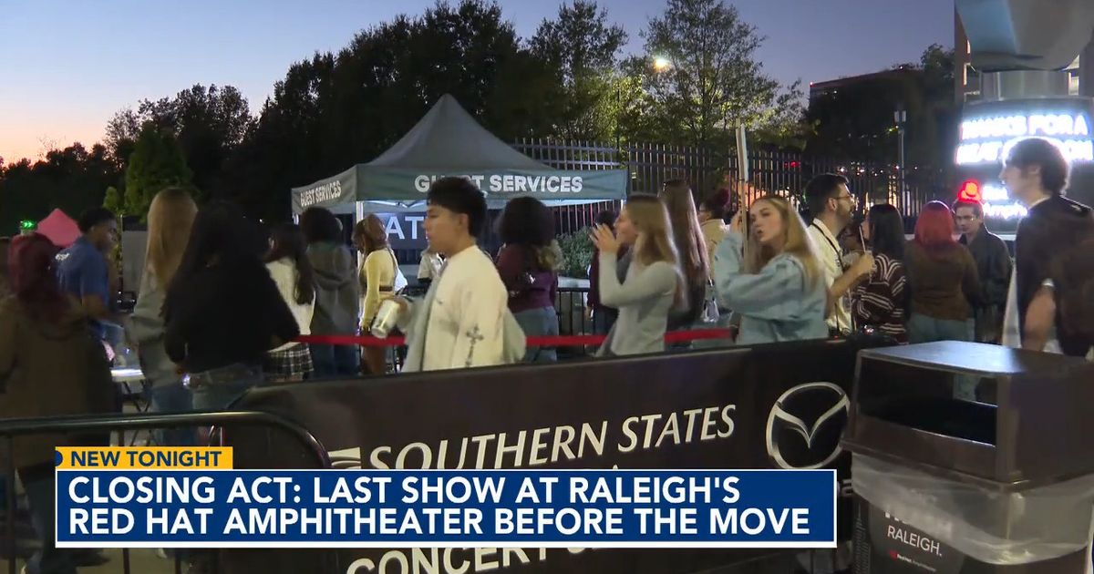 End of an era: Red Hat Amphitheater wraps final show at current site :: WRAL.com