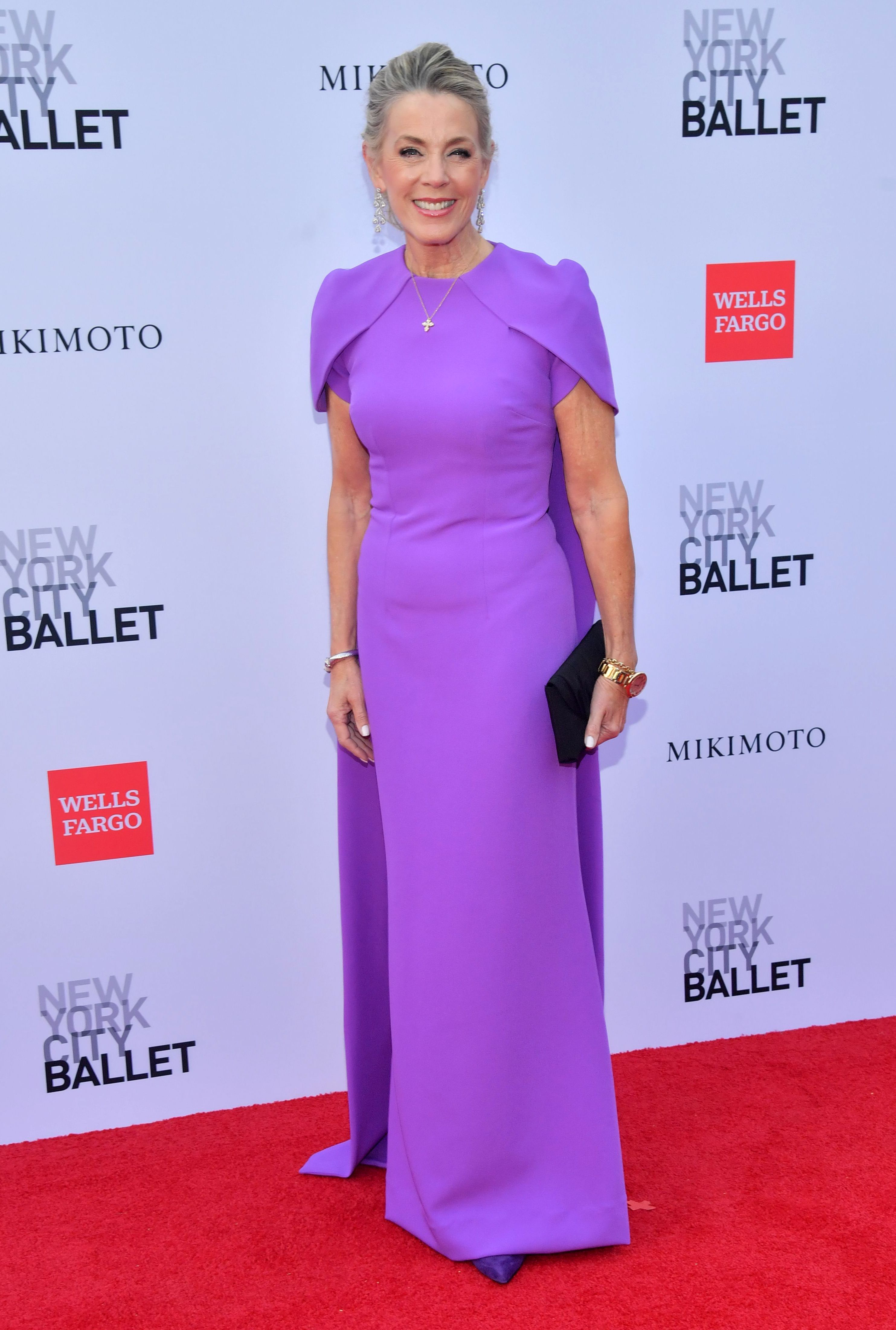 Deborah Norville on the red carpet at the New York City Ballet Fall Gala.