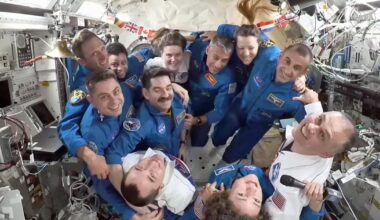 Space station crew heads home as replacements settle in for 6-month tour of duty