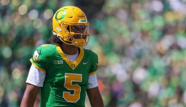 Dante Moore won’t quit on Oregon, but concussion will keep star QB out of games moving forward for Ducks