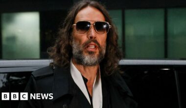 Woman describes alleged assault by Russell Brand as 'frenzied' and 'violent' - BBC