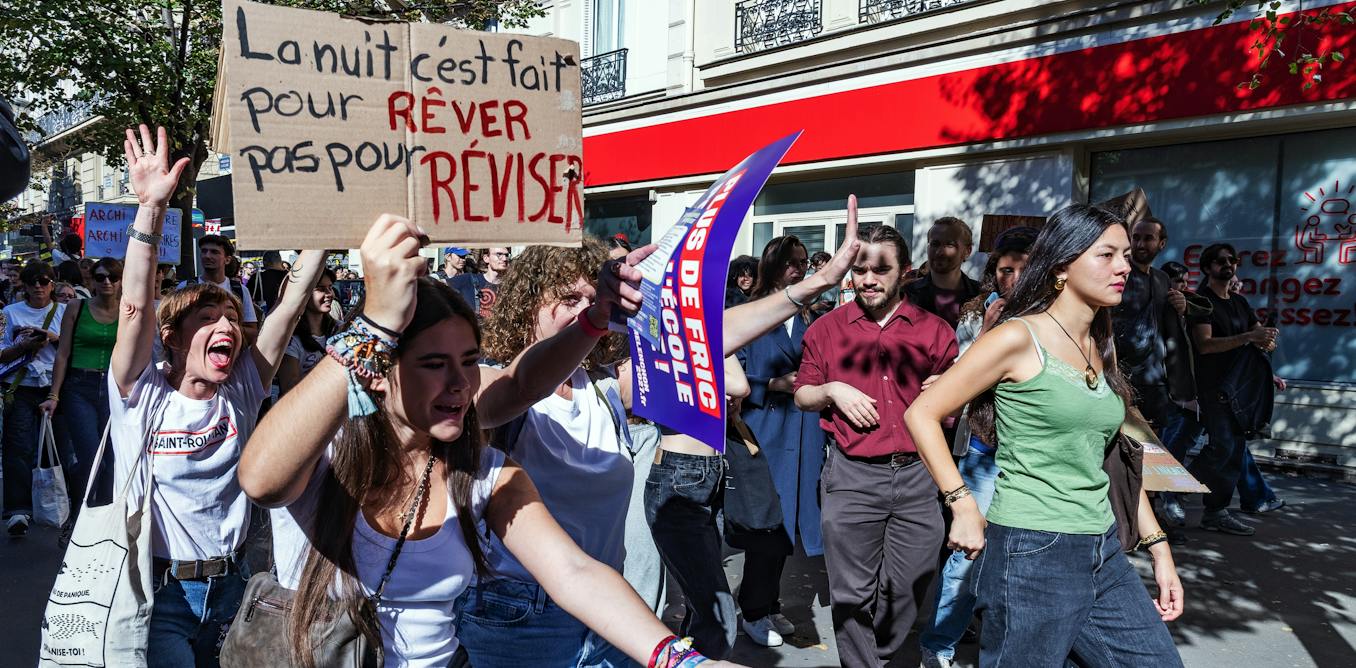 France’s student uprising and young people’s mental health – what are the common causes?