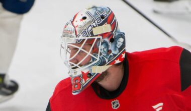 Capitals morning skate: Logan Thompson back from injury, Jack St. Ivany’s debut, and projected lineup against Flyers
