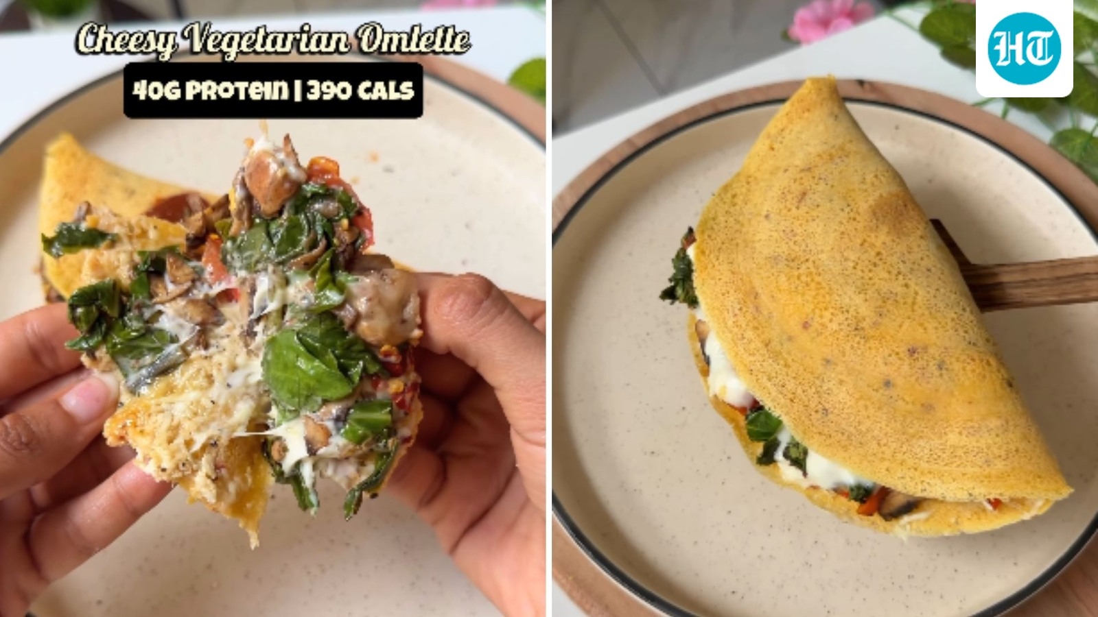 Fitness influencer shares how to make a truly eggless omelette that is loaded with 40g protein