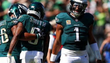 Eagles Injury Report: Jalen Hurts, Saquon Barkley, and DeVonta Smith among 24 players listed