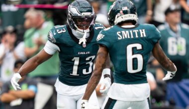 Eagles Injury Report: DeVonta Smith, Dallas Goedert, and Tay Wicks miss practice again