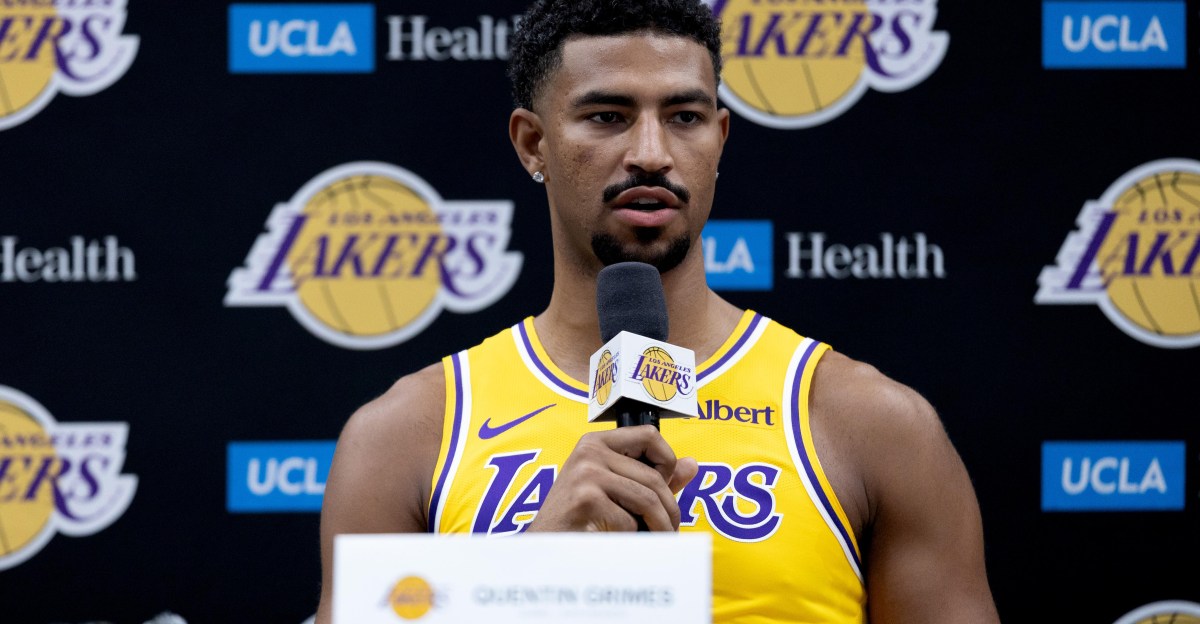Quentin Grimes says it was ‘surreal’ to sign with Lakers after father grew up a fan