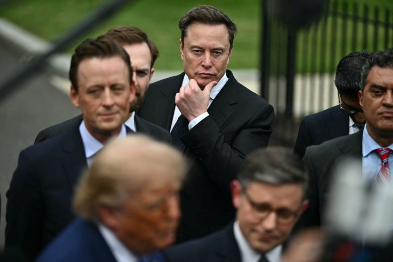 Elon Musk's sign-off showed tall capital letters.