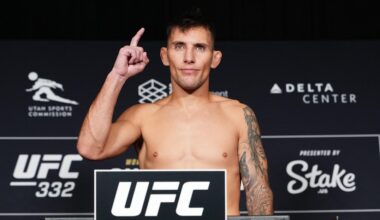 UFC 332 weigh-in results: 1 main card fighter misses weight