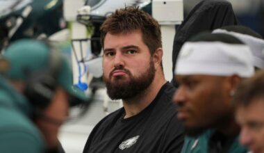Tension is building about Landon Dickerson’s future with the Eagles