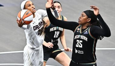 Canada scores 25, Bonner adds 23 as Dream beat Liberty 92-82 in WNBA semifinals Game 1