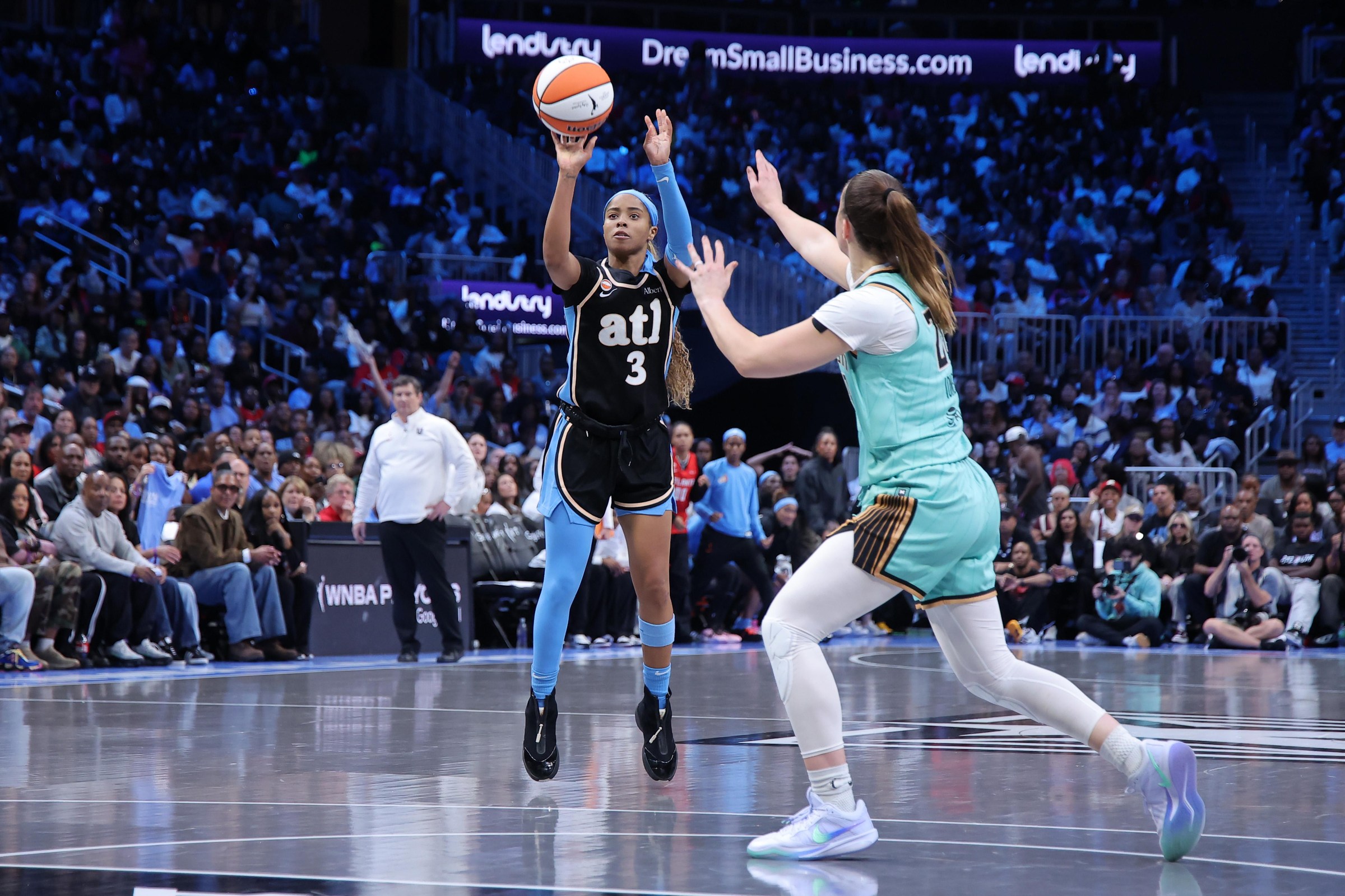 Canada has been uber-clutch from 3 in the playoffs. (Photo by Jonathan Bachman)