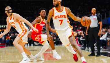 Hawks struggle shooting against the Rockets