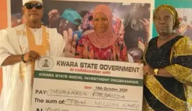 Kwara gives 12 young entrepreneurs N89.2m grants