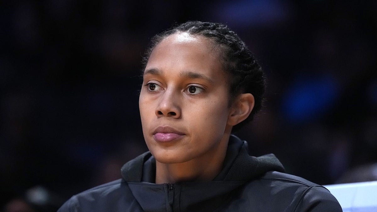 Brittney Griner on bench