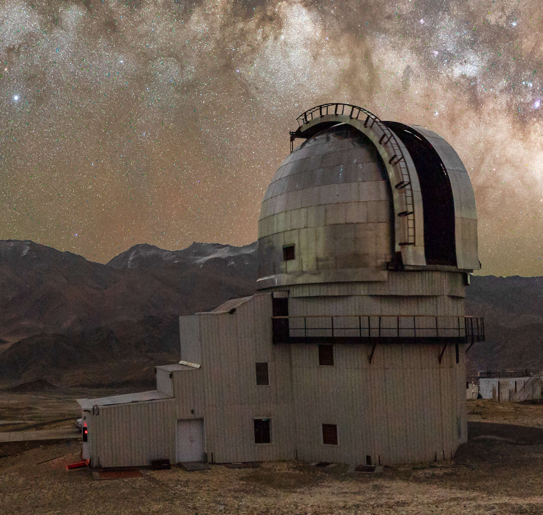 Indian Astronomical Observatory in Hanle, Ladakh. Photo credit: Indian Institute of Astrophysics (IIA) Bengaluru Hanle, Ladakh