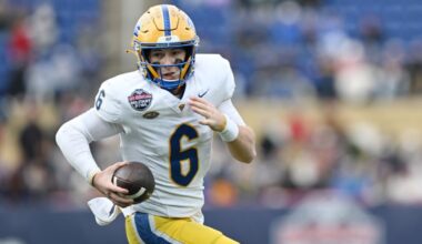Pitt QB Mason Heintschel done for season with torn ACL