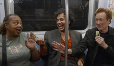 Conan O'Brien met his match on 'Subway Takes.' She's a 68-year-old bar owner from Brooklyn.