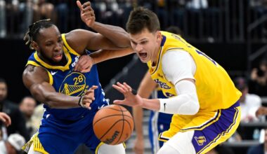 Lakers center Walker Kessler makes preseason debut in loss to Warriors – Orange County Register