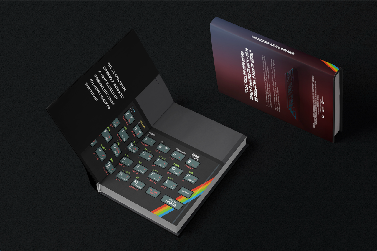 Spreads from The Rubber Keyed Wonder