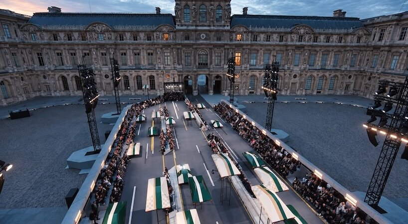 james chinlund fills louis vuitton's louvre runway with hovering concept vehicles - 1