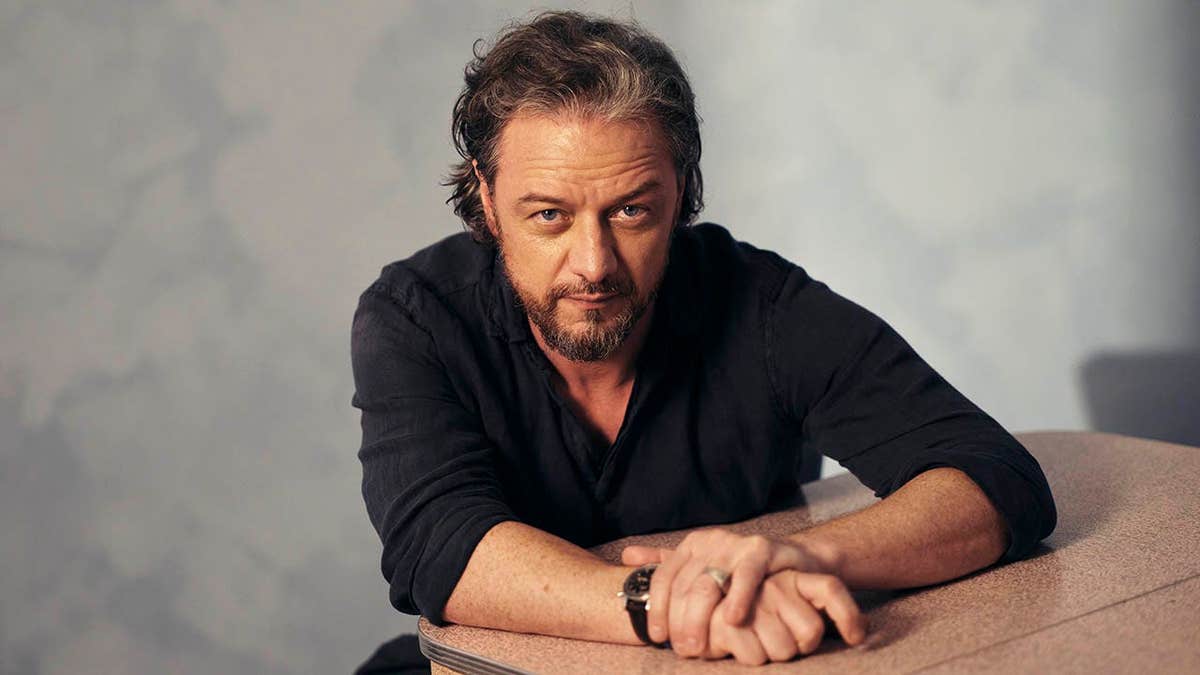 James McAvoy poses for a portrait at the Getty Images Portrait Studio.